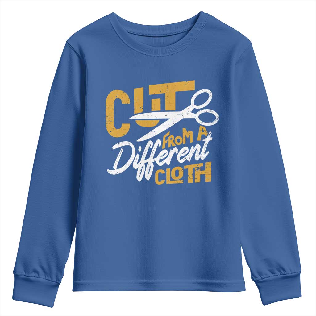 Hip Hop Youth Sweatshirt Cut From A Different Cloth TS09 Royal Blue Print Your Wear