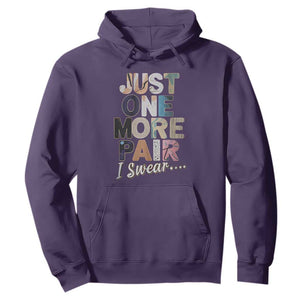 Sneaker Lover Hoodie Just One More Pair I Swear TS09 Purple Print Your Wear