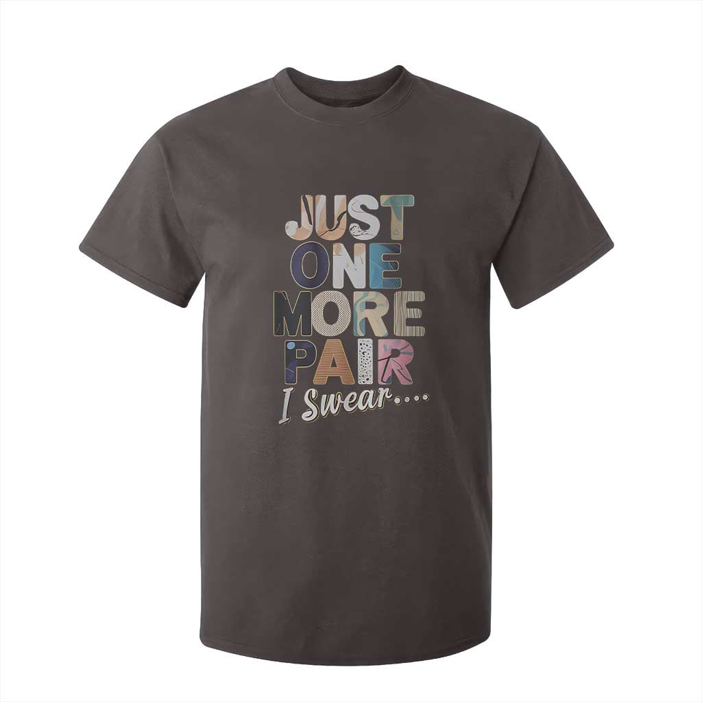 Sneaker Lover T Shirt For Kid Just One More Pair I Swear TS09 Dark Chocolate Print Your Wear