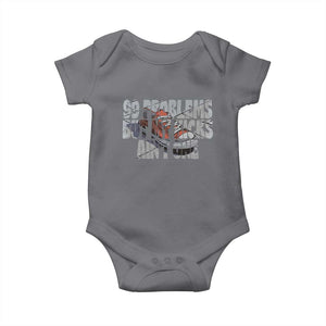Sneaker Lover Baby Onesie 99 Problems But My Kicks Ain't One TS09 Charcoal Print Your Wear
