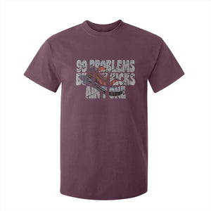 Sneaker Lover T Shirt For Kid 99 Problems But My Kicks Ain't One TS09 Maroon Print Your Wear