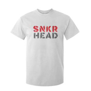 Sneaker Lover T Shirt For Kid SNKR Head TS09 White Print Your Wear