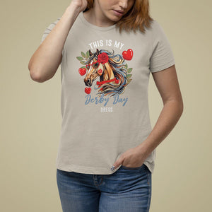 Horse Racing T Shirt For Women This Is My Derby Day Dress Girls Women TS09 Sand Print Your Wear