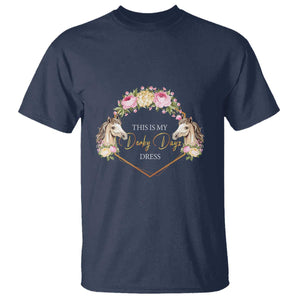 Horse Racing T Shirt This Is My Derby Day Dress Girl Woman TS09 Navy Print Your Wear