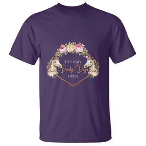 Horse Racing T Shirt This Is My Derby Day Dress Girl Woman TS09 Purple Print Your Wear
