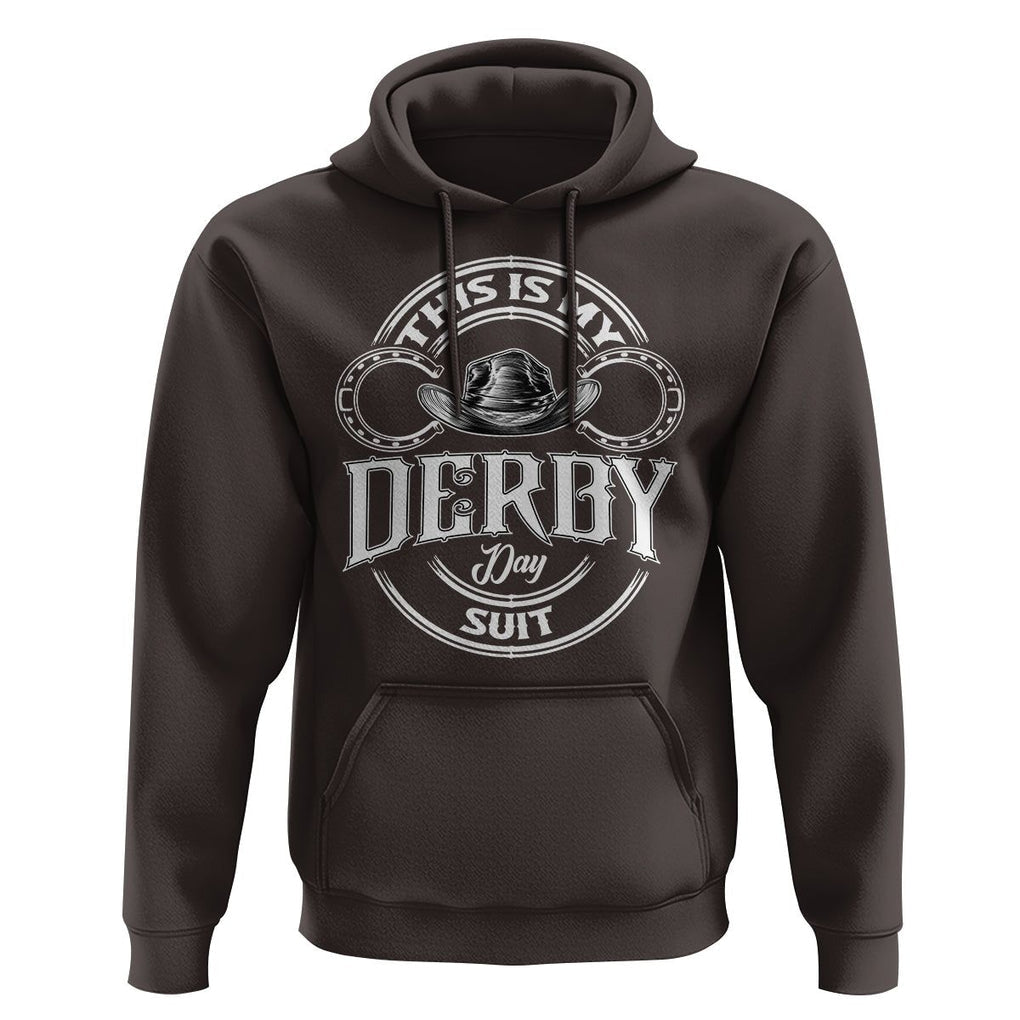 Horse Racing Hoodie This Is My Derby Day Suit For Man TS09 Dark Chocolate Print Your Wear