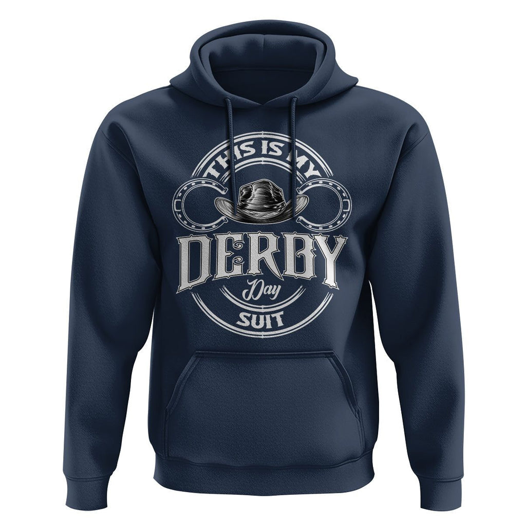 Horse Racing Hoodie This Is My Derby Day Suit For Man TS09 Navy Print Your Wear