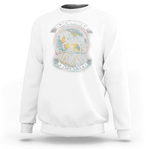 Funny Horse Racing Sweatshirt Talk Derby To Me Horse Lover TS09 White Print Your Wear