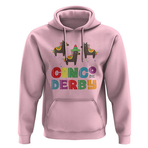 Funny Horse Racing Hoodie Cinco De Derby Mexican Horse Race TS09 Light Pink Print Your Wear