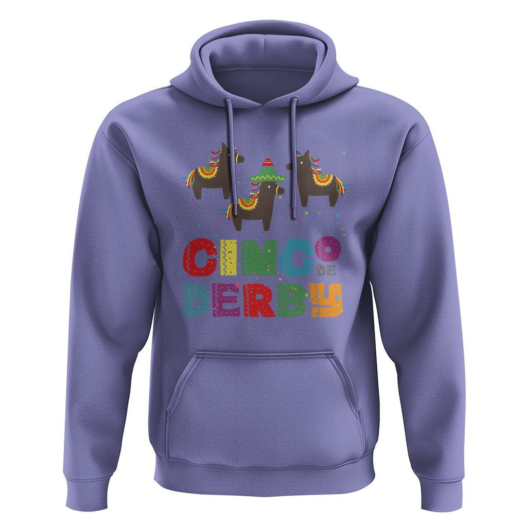 Funny Horse Racing Hoodie Cinco De Derby Mexican Horse Race TS09 Violet Print Your Wear