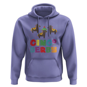 Funny Horse Racing Hoodie Cinco De Derby Mexican Horse Race TS09 Violet Print Your Wear
