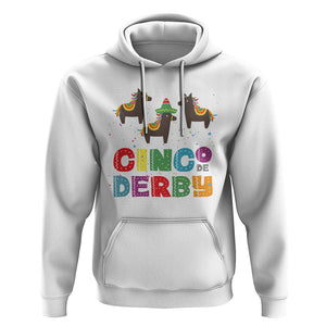 Funny Horse Racing Hoodie Cinco De Derby Mexican Horse Race TS09 White Print Your Wear