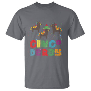 Funny Horse Racing T Shirt Cinco De Derby Mexican Horse Race TS09 Charcoal Print Your Wear