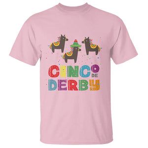 Funny Horse Racing T Shirt Cinco De Derby Mexican Horse Race TS09 Light Pink Print Your Wear