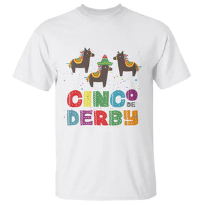 Funny Horse Racing T Shirt Cinco De Derby Mexican Horse Race TS09 White Print Your Wear
