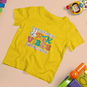 Pre-K Vibes Teacher Kids Back To School T Shirt For Kid TS09 Daisy Print Your Wear