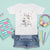 Pre-School Graduation T Shirt For Kid Little Miss Pre-K Grad 2024 Cute Unicorn TS09 White Print Your Wear