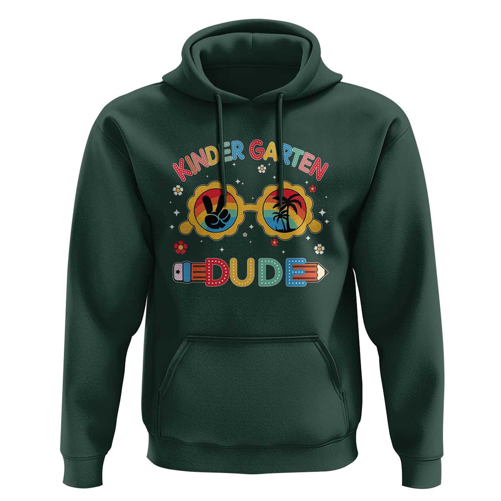 Funny Cool Kindergarten Dude Hoodie TS09 Dark Forest Green Print Your Wear