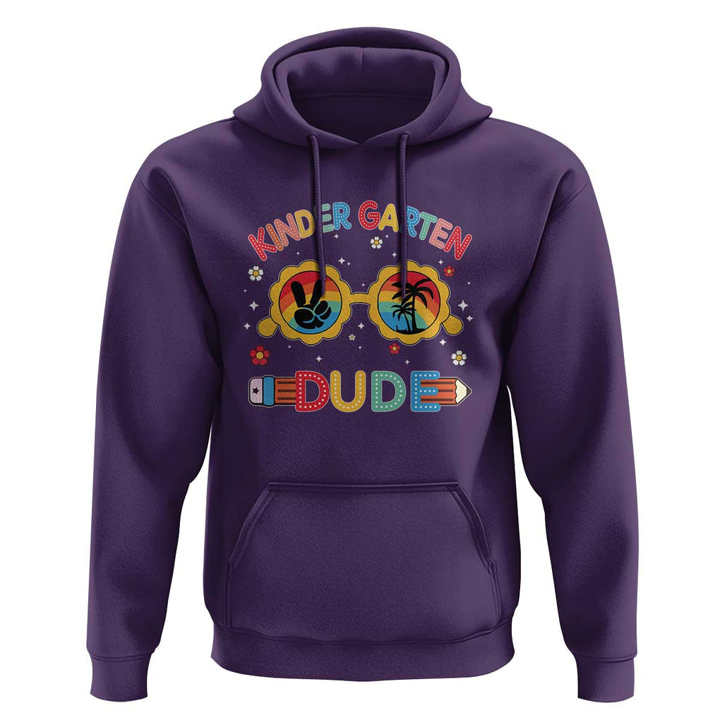 Funny Cool Kindergarten Dude Hoodie TS09 Purple Print Your Wear