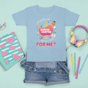 I'm Ready For Kindergarten T Shirt For Kid But Is It Ready For Me TS09 Light Blue Print Your Wear