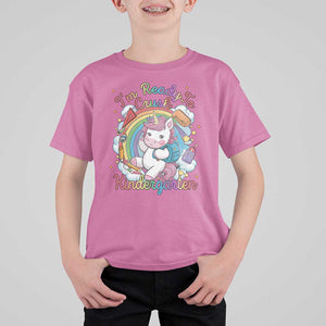 I'm Ready To Crush Kindergarden T Shirt For Kid Rainbow Unicorn Back To School TS09 Azalea Print Your Wear