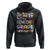 Hello Second Grade Groovy Back To School Hoodie TS09 Black Print Your Wear