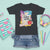 Hello Middle School Watercolor Back To School T Shirt For Kid TS09 Black Print Your Wear