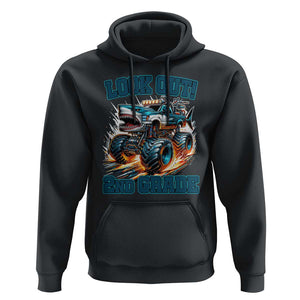 Look Out 2nd Grade Monster Truck Hoodie TS09 Black Print Your Wear