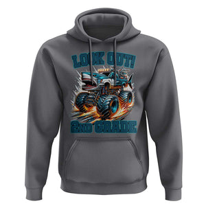 Look Out 2nd Grade Monster Truck Hoodie TS09 Charcoal Print Your Wear