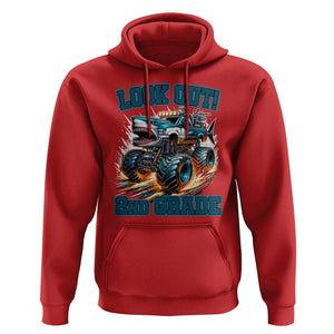 Look Out 2nd Grade Monster Truck Hoodie TS09 Red Print Your Wear