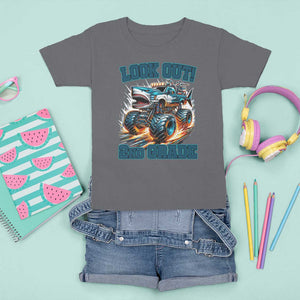 Look Out 2nd Grade Monster Truck T Shirt For Kid TS09 Charcoal Print Your Wear