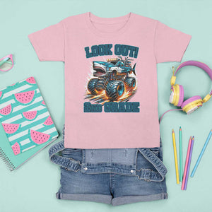 Look Out 2nd Grade Monster Truck T Shirt For Kid TS09 Light Pink Print Your Wear