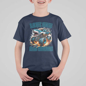 Look Out 2nd Grade Monster Truck T Shirt For Kid TS09 Navy Print Your Wear