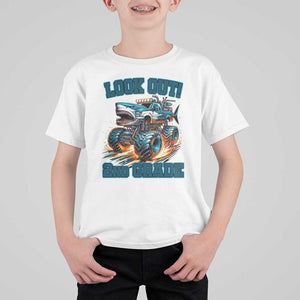 Look Out 2nd Grade Monster Truck T Shirt For Kid TS09 White Print Your Wear