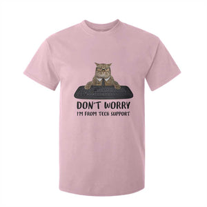 Funny Don't Worry I'm From Tech Support T Shirt For Kid TS09 Light Pink Print Your Wear