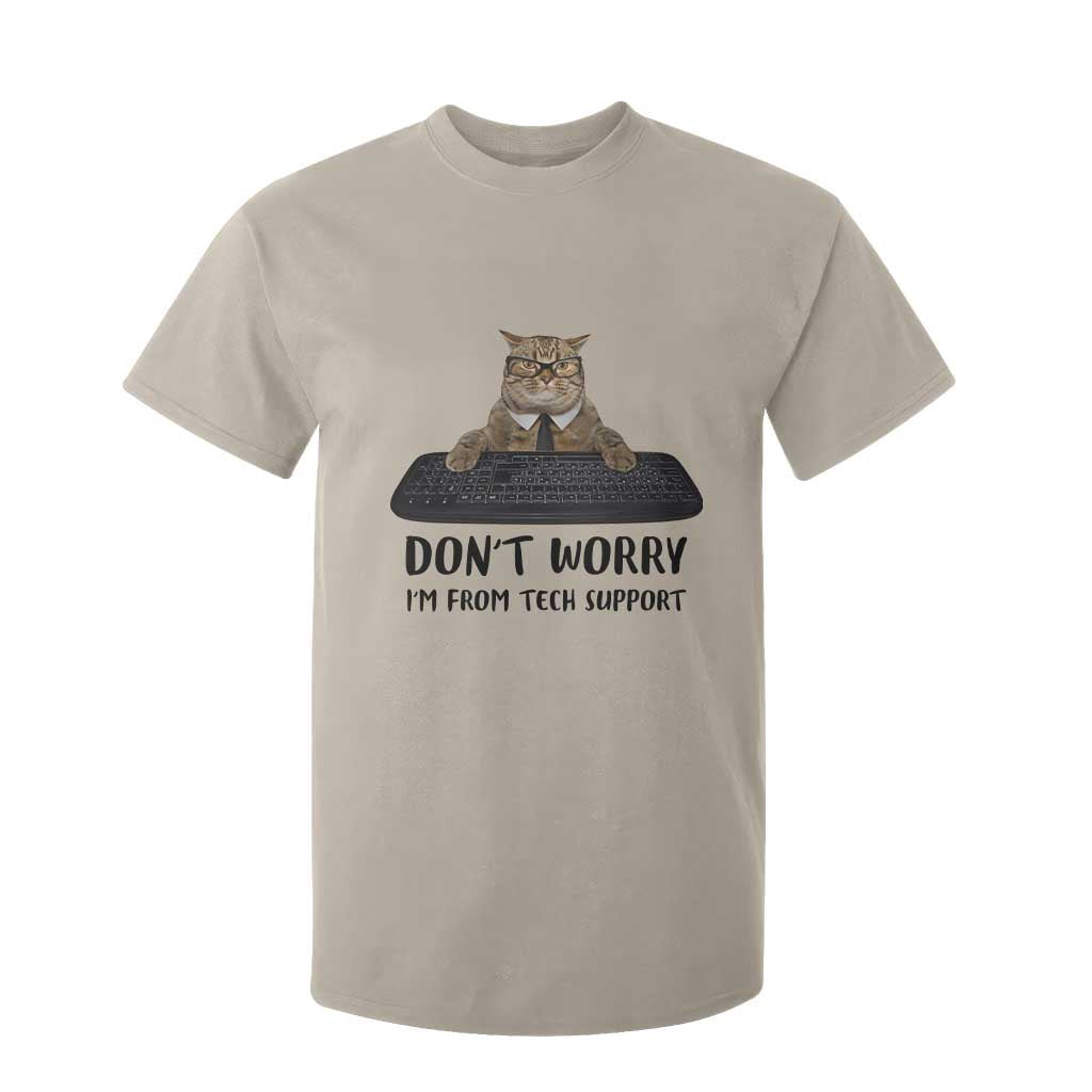 Funny Don't Worry I'm From Tech Support T Shirt For Kid TS09 Sand Print Your Wear