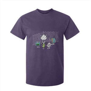 Funny Software Developers T Shirt For Kid Computer Storage Evolution Cloud TS09 Purple Print Your Wear