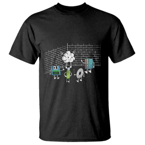 Funny Software Developers T Shirt Computer Storage Evolution Cloud TS09 Black Print Your Wear
