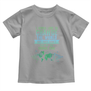 Funny Coder Toddler T Shirt I Would Like To Change The World TS09 Sport Gray Print Your Wear