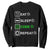 Funny Coder Sweatshirt Eat Sleep Code Repeat TS09 Black Print Your Wear