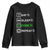 Funny Coder Youth Sweatshirt Eat Sleep Code Repeat TS09 Black Print Your Wear