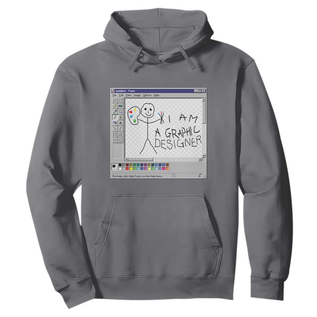 Funny I Am A Graphic Designer Hoodie TS09 Charcoal Print Your Wear