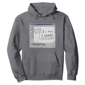 Funny I Am A Graphic Designer Hoodie TS09 Charcoal Print Your Wear