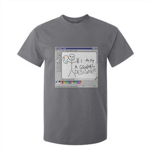 Funny I Am A Graphic Designer T Shirt For Kid TS09 Charcoal Print Your Wear