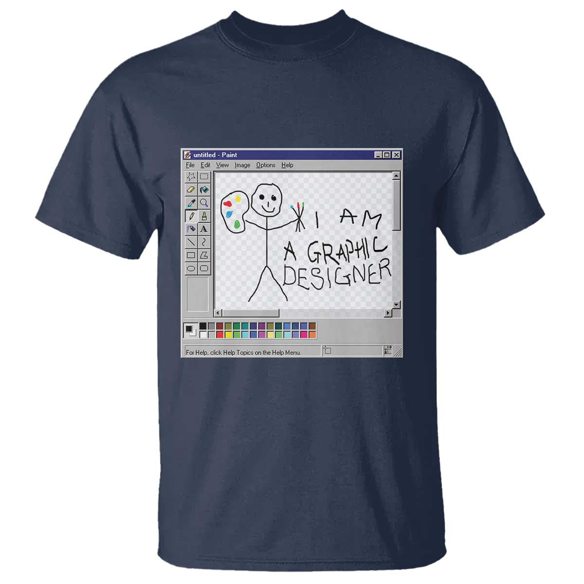 Funny I Am A Graphic Designer T Shirt TS09 Navy Print Your Wear