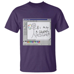 Funny I Am A Graphic Designer T Shirt TS09 Purple Print Your Wear
