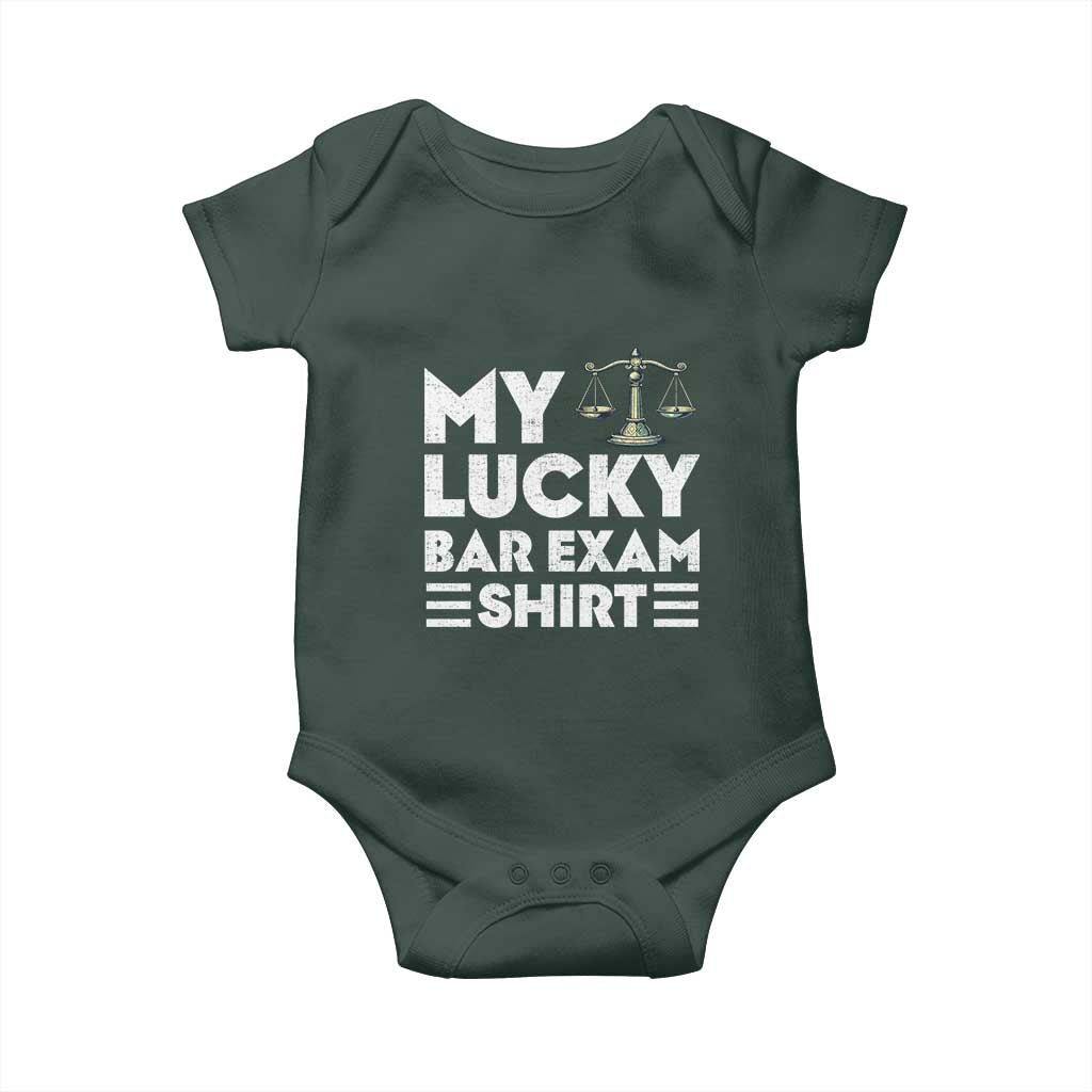 Lawyer Law School My Lucky Bar Exam Baby Onesie TS09 Print Your Wear