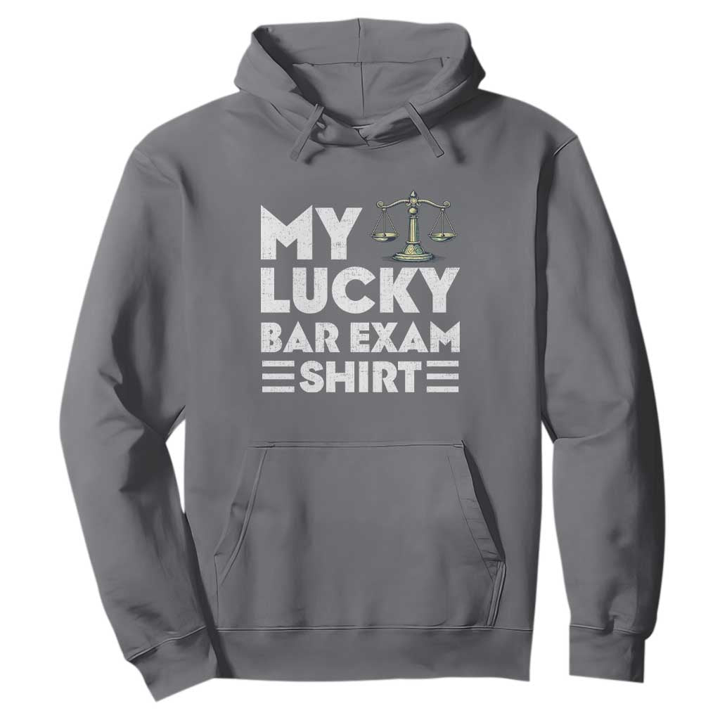 Lawyer Law School My Lucky Bar Exam Hoodie TS09 Charcoal Print Your Wear