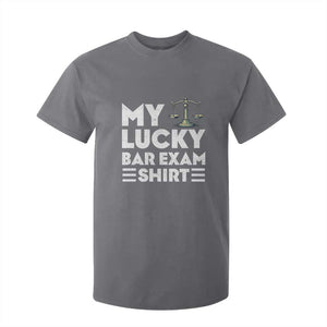 Lawyer Law School My Lucky Bar Exam T Shirt For Kid TS09 Charcoal Print Your Wear