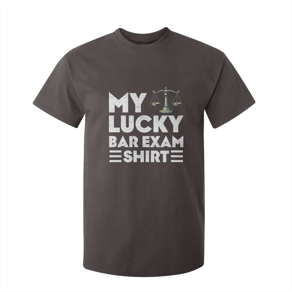 Lawyer Law School My Lucky Bar Exam T Shirt For Kid TS09 Dark Chocolate Print Your Wear